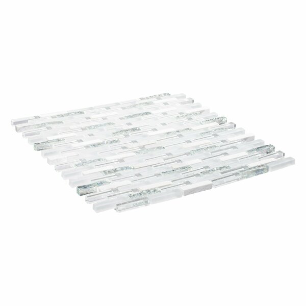 Andova Tiles SAMPLE Loic 0375 x 1625 Glass Brick Joint Mosaic Tile SAM-ANDLOI447